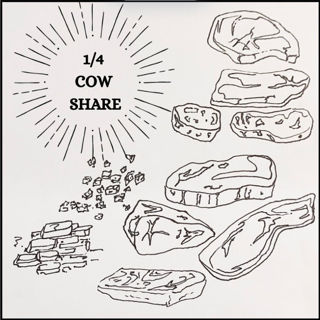 1/4 Cow Share (Deposit)