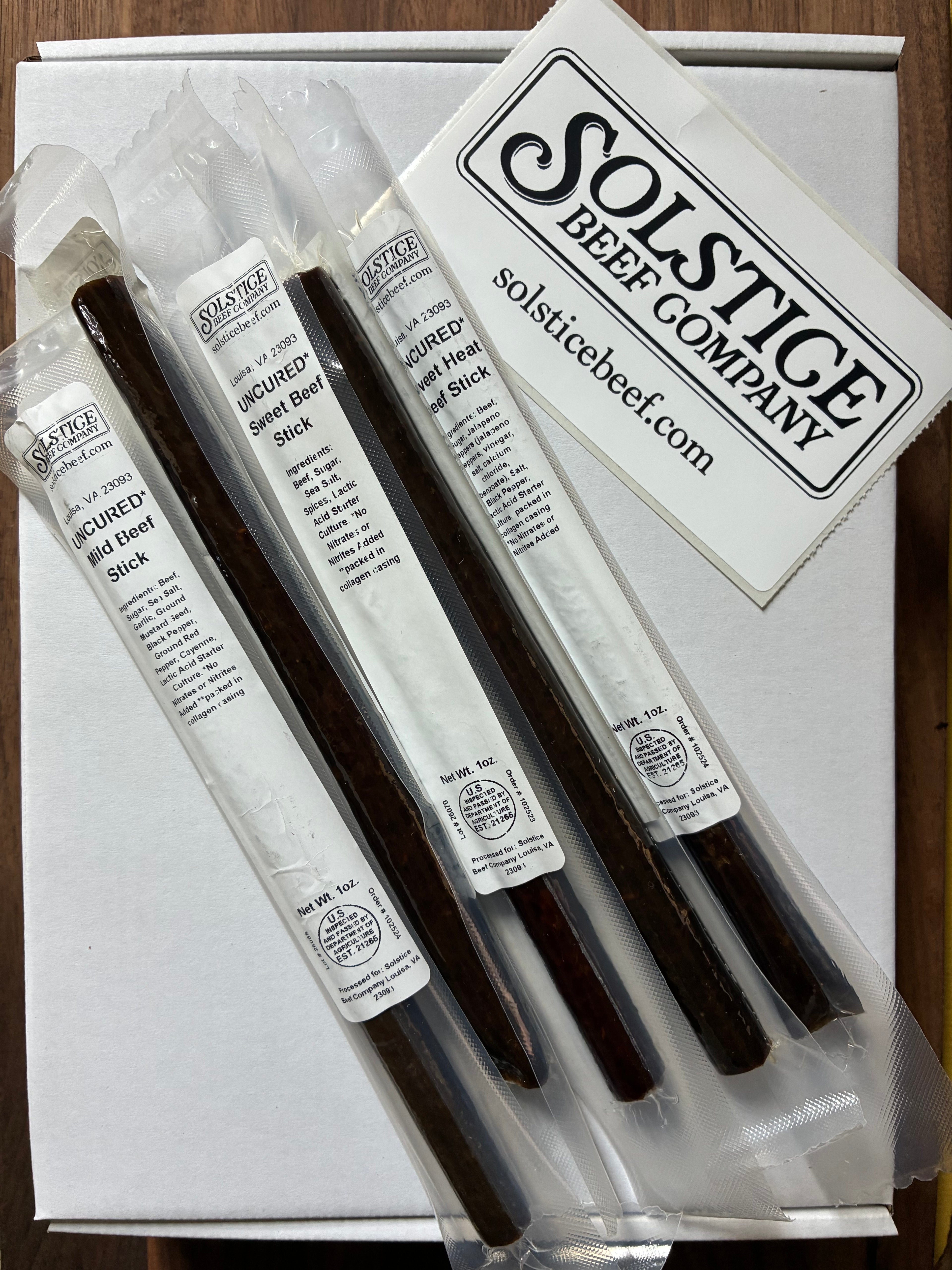 Beef Stick Sampler (5-Count) - Try Us