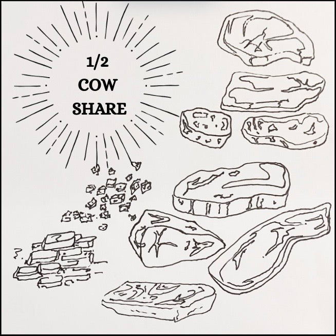 1/2 Cow Share (Deposit)